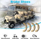 10L0L Golf Cart Brake Shoes for Club Car DS & Carryall 1981-1994